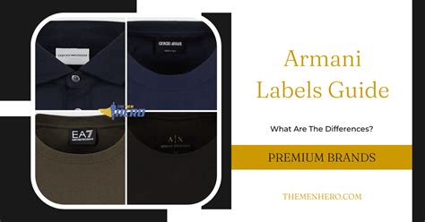 armani labels meaning.